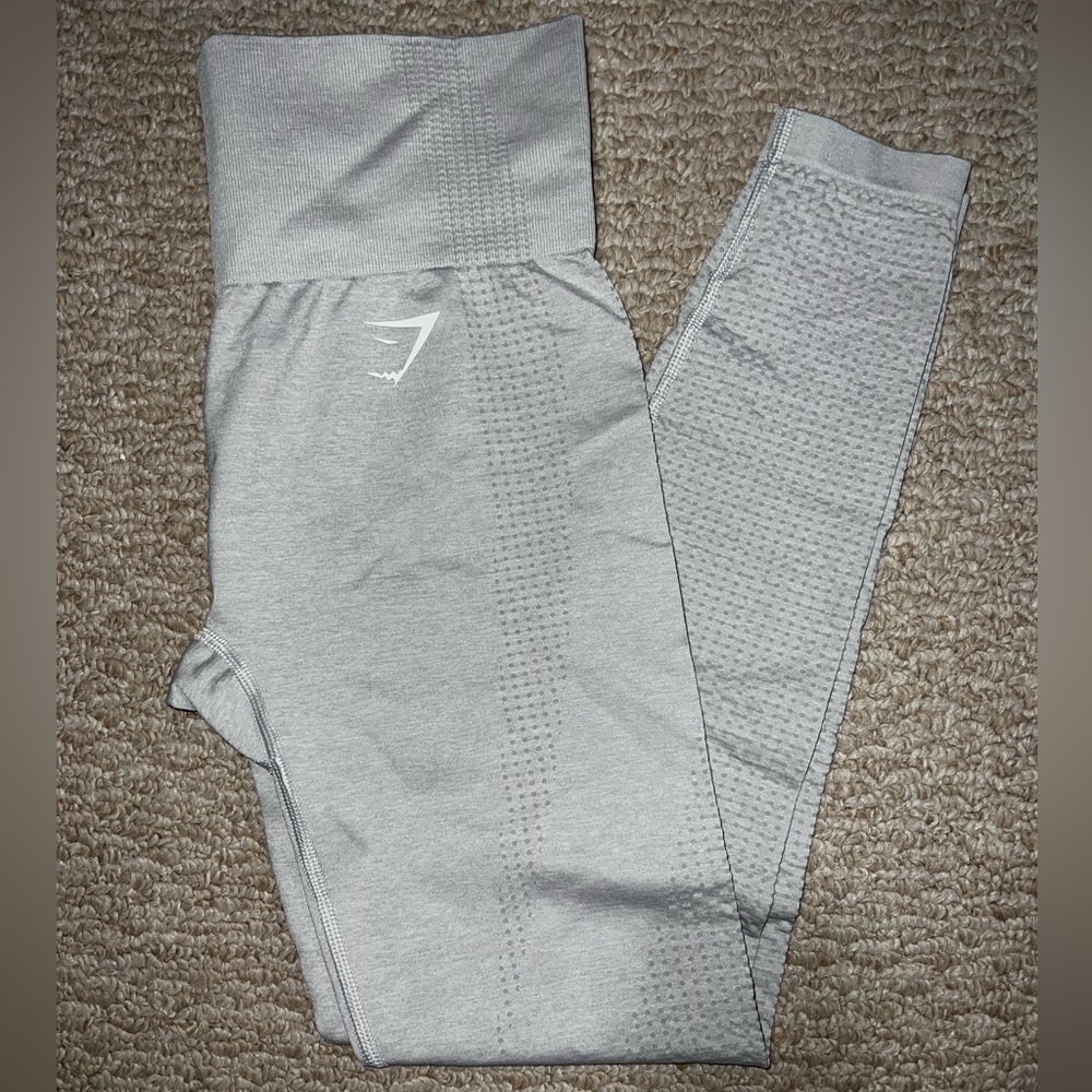 Gymshark Vital Seamless Leggings - Light Grey Marl